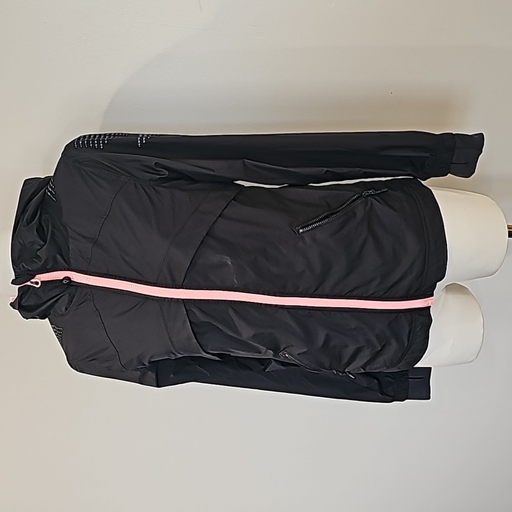Ivivva Black Jacket with Pink Trim